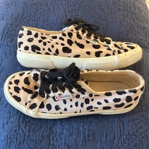 SUPERGA LEOPARD PRINT SNEAKER EU SIZE 39/US SIZE 8